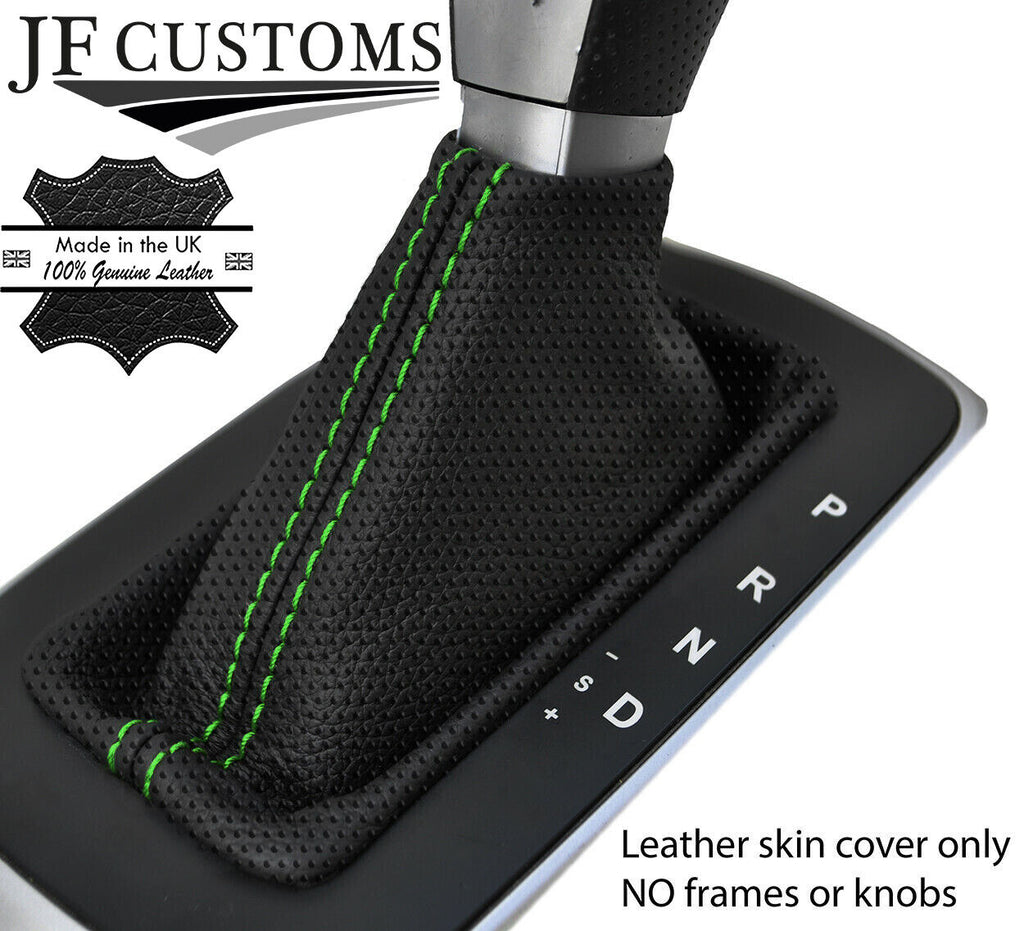 GREEN STITCH FITS FORD FALCON BF FG XR-6 XR-8 FPV 08+ PERFORATED AUTO BOOT