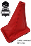 RED TOP GRAIN REAL LEATHER GEAR GAITER FITS VW GOLF MK1 RABBIT JETTA CABRIO