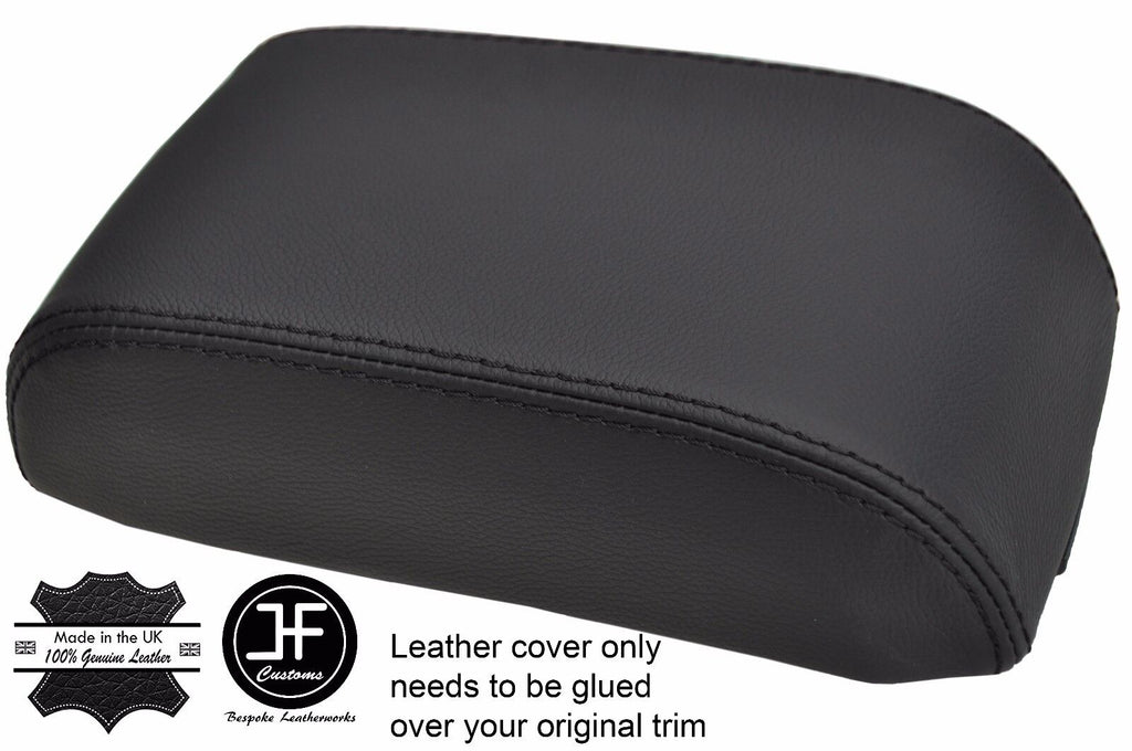 BLACK STITCHING ARMREST LID LEATHER COVER FITS DODGE JOURNEY 2009-2011