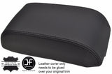 BLACK STITCHING ARMREST LID LEATHER COVER FITS DODGE JOURNEY 2009-2011
