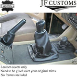 SET 3 LEATHER GEAR GAITER FITS LAND ROVER DISCOVERY MK1 MK2 CUSTOM NEW
