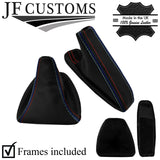 RED & TRI STITCH PERFORATED LEATHER SET + FRAMES FOR BMW E90 E92 E93 CUSTOM NEW