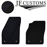 BLUE DIAMOND STITCH VINYL 4X TAILORED FLOOR CARPETS FOR VOLVO V50 04-12 JF1