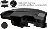 BROWN STITCH DASH DASHBOARD REAL LEATHER COVER FITS VW T4 TRANSPORTER STYLE 2