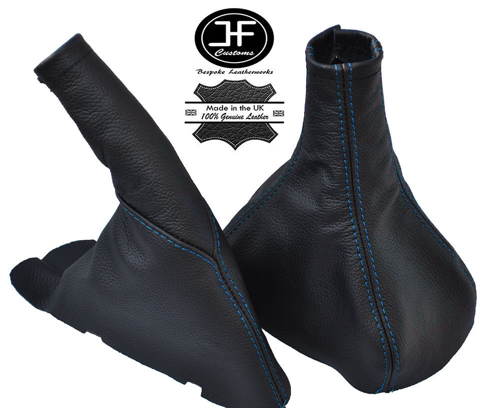 BLUE STITCH FOR VAUXHALL OPEL CAVALIER VECTRA A CALIBRA GEAR HANDBRAKE GAITER