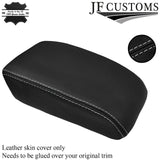 FITS VW GOLF MK5 MK6 grey stitch LEATHER ARMREST COVER LEATHER CUSTOM NEW