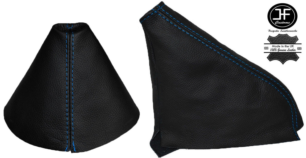 BLUE STITCH LEATHER MANUAL GEAR & HANDBRAKE GAITER FITS NISSAN 300ZX Z32