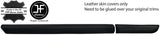 BLACK STITCH DASH DASHBOARD TRIM LEATHER COVERS FOR RENAULT CLIO MK2 2001-2005