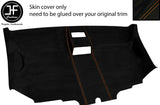 ORANGE STITCH FRONT ROOF HEADLINING LUXE SUEDE COVER FITS VW T5 TRANSPORTER VAN