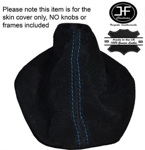 BLUE STITCHING  FITS VW VOLKSWAGEN GOLF Mk5 JETTA SUEDE GEAR STICK GAITER