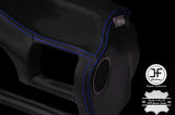 BLUE STITCH DASH DASHBOARD LEATHER SKIN COVER FOR BMW 3 SERIES E30 81-92 STYLE 2