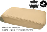 BEIGE GENUINE REAL LEATHER ARMREST COVER FITS HONDA ACCORD 2003-2007 CUSTOM NEW