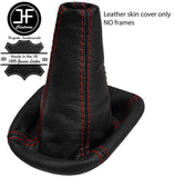 RED  STITCH TOP GRAIN LEATHER MANUAL GEAR GAITER FITS FIAT PUNTO MK2 99-06