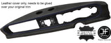 BLUE  STITCHING DASH DASHBOARD LEATHER COVER FITS FIAT 124 SPIDER CLASSIC