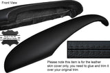 BLACK STITCH TOP DASH DASHBOARD LEATHER SKIN COVER FITS TVR CHIMERA CUSTOM NEW