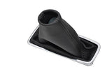 FITS VAUXHALL OPEL CORSA D black stitch AUTOMATIC LEATHER GEAR GAITER CUSTOM NEW