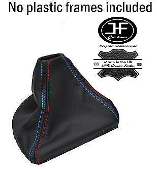 TRI STITCHING LEATHER MANUAL GEAR GAITER FITS BMW 5 SERIES E60 E61 2003-2007