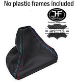 TRI STITCHING LEATHER MANUAL GEAR GAITER FITS BMW 5 SERIES E60 E61 2003-2007