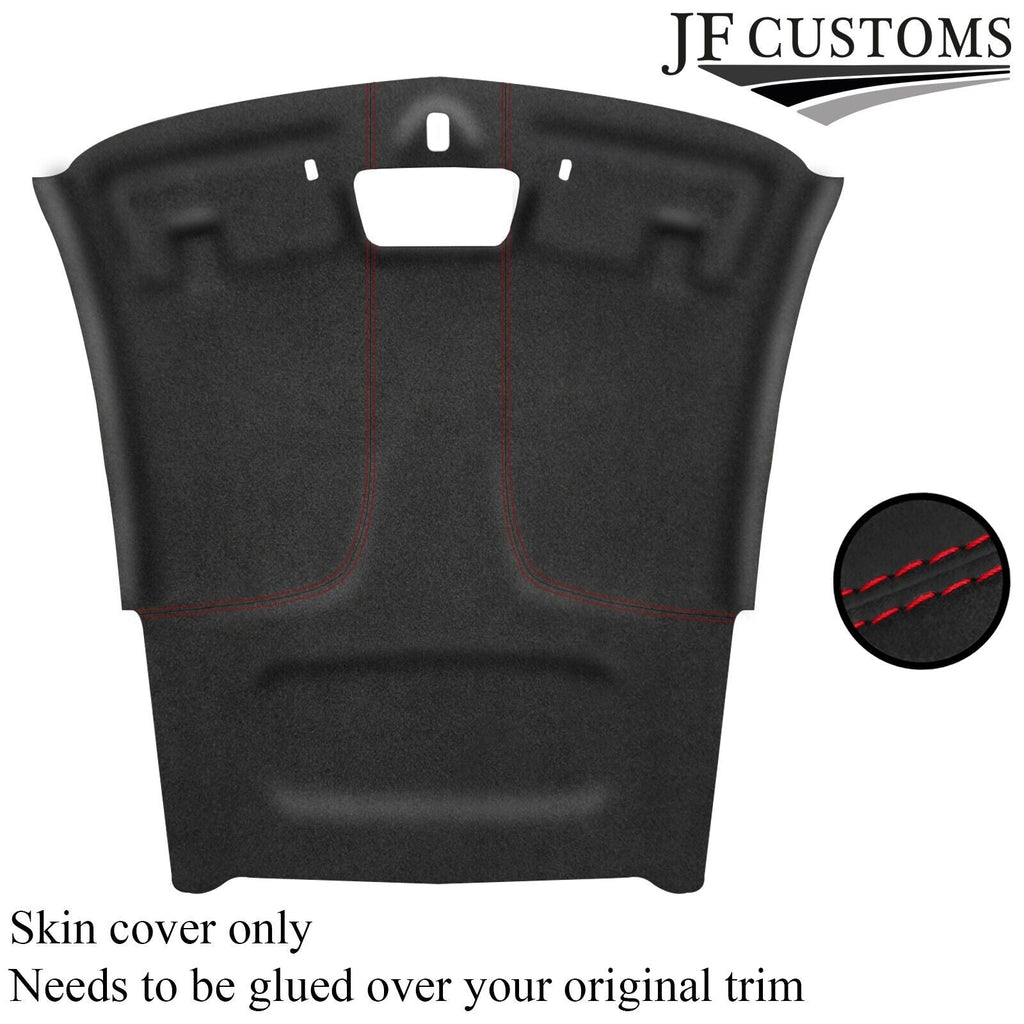 RED STITCH D GREY LUXE SUEDE HEADLINER COVER FOR CHEVROLET CAMARO 16-20