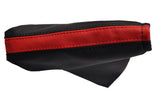 RED BLACK  FITS ASTRA MK5 H 2004-2009 HANDBRAKE GAITER LEATHER CUSTOM NEW