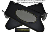 YELLOW STITCHING FITS ROVER 75 MG ZT 1999-2005 2X SUN VISORS LEATHER COVERS ONLY