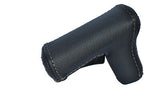 grey stitch FITS BMW E30 E34 AUTOMATIC AUTO LEATHER GEAR KNOB COVER ONLY