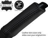 BLACK STITCHING HANDBRAKE HANDLE REAL LEATHER COVER FOR FORD FOCUS C MAX 03-07