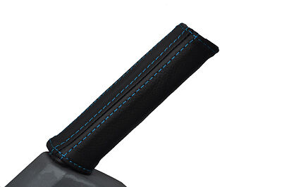 blue stitch FITS VAUXHALL OPEL VECTRA C 02-08 HANDBRAKE HANDLE COVER CUSTOM NEW