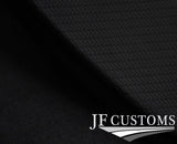 BLACK STITCH SUEDE CARBON SPEEDO GAUGE HOOD COVERS FOR HONDA CIVIC MK10 X 15-20