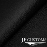 CREAM STITCH LEATHER GLOVE BOX & END TRIM PANEL COVERS FOR VW T4 TRANSPORTER