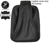 BLACK STITCHING REAL LEATHER MANUAL GEAR GAITER FITS JAGUAR XJS CUSTOM NEW