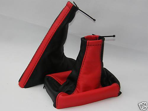 FITS BARINA XC MK4 CORSA C GEAR HANBDRAKE GAITERS COLOR RED BLACK CUSTOM NEW