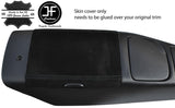 BLACK STITCHING REAL SUEDE ARMREST LID COVER FOR MAZDA MX5 MK2 1998-2005