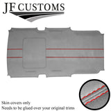 RED STITCH L GREY LUXE-SUEDE SUNROOF COVER FITS HUMMER H3 05-11 STYLE 2