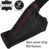 RED STITCH REAL SUEDE HANDBRAKE GAITER FITS VAUXHALL OPEL ADAM 2012-2018