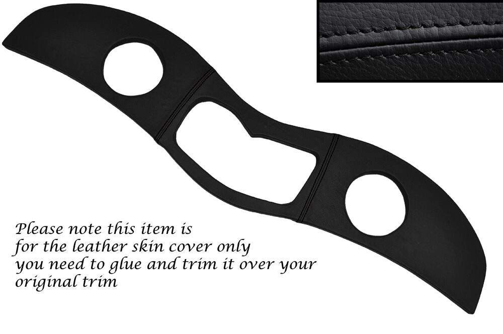 BLACK STITCHING DASH TRIM LEATHER SKIN COVER FITS MG TA TB TC 1936-1950