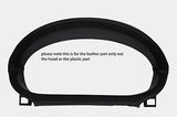 black stitch FITS FORD FIESTA MK6 02-07 GAUGE HOOD SPEEDO LEATHER COVER ONLY