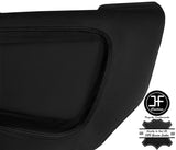BLACK BLACK 4X DOOR CARD KIT LEATHER COVERS FOR FORD SIERRA RS COSWORTH JF1