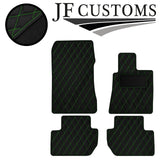 GREEN DIAMOND STITCH VINYL 4X TAILORED FLOOR CARPETS FOR HONDA LEGEND 06-21  JF1