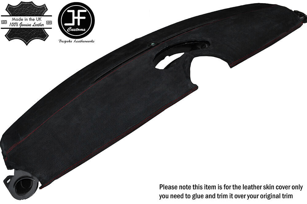 RED STITCH TOP DASH DASHBOARD SUEDE COVER FOR BMW MINI COOPER R57 07-15