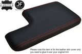 RED STITCH ARMREST LID GENUINE LEATHER COVER FITS FORD RANGER MAZDA B 94-04