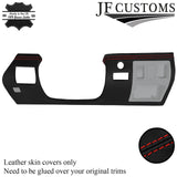 RED STITCH ITALIAN LEATHER UNDER STEERING TRIM COVER FOR LEXUS IS 250 06-13