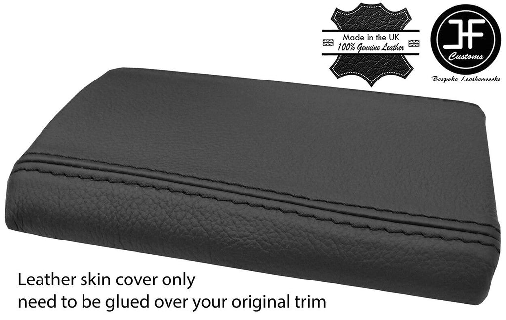 BLACK TOP GRAIN REAL LEATHER ARMREST COVER FITS SUBARU IMPREZA WRX STI 01-04