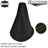 FITS CITROEN C2  VTS VTR LS XS LEATHER GAITER GREEN ST 03+ CUSTOM NEW MADE IN UK