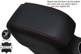 RED  STITCHING FITS FORD C MAX C- MAX FL 2007-2010 LEATHER ARMREST COVER ONLY
