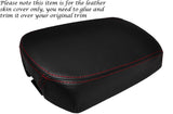 RED STITCHING LEATHER ARMREST SKIN COVER FITS TOYOTA RAV 4 2006-2012 CUSTOM NEW