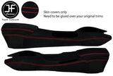 RED STITCH FULL CENTRE CONSOLE SUEDE COVERS FITS PORSCHE BOXSTER 986 96-04