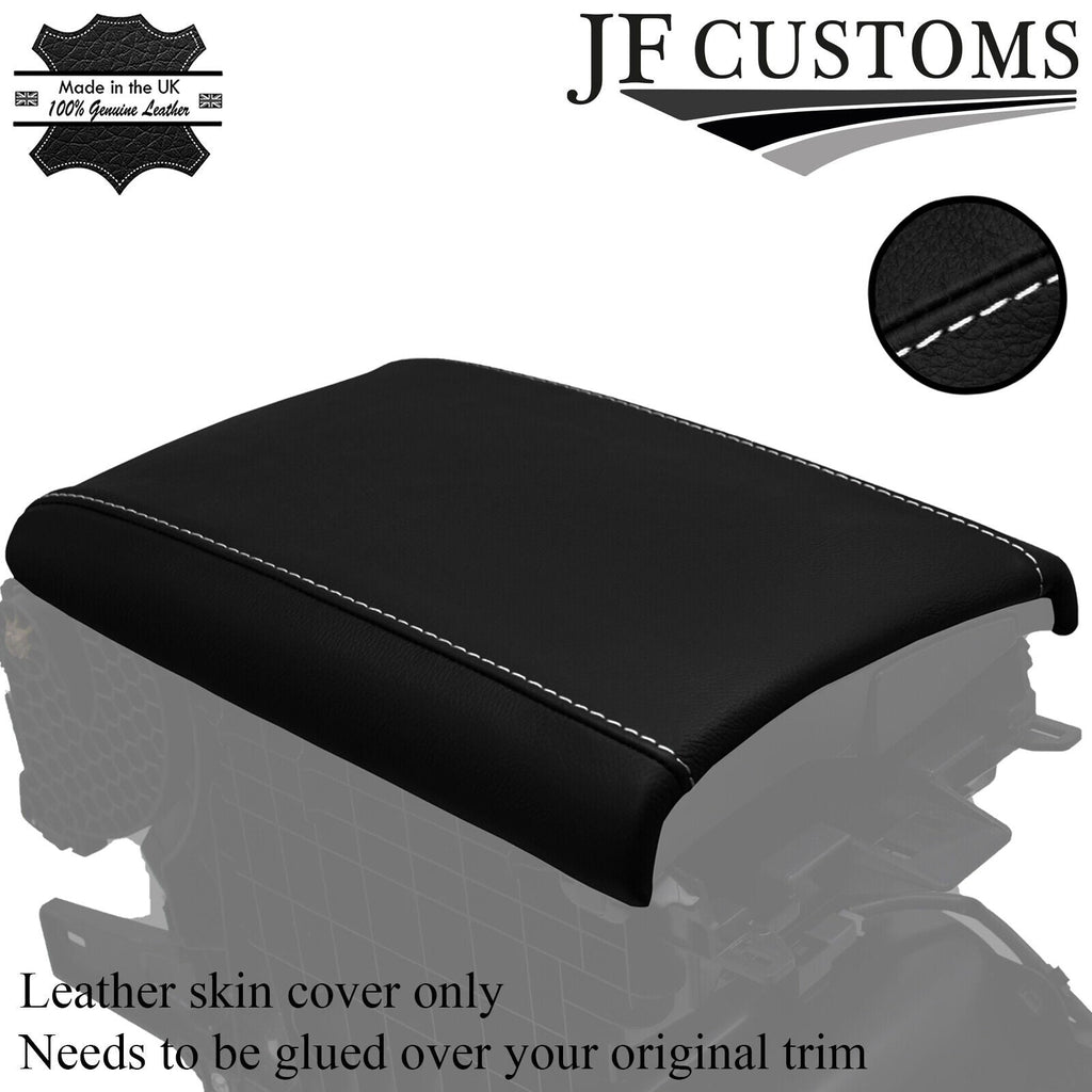 WHITE STITCH ITALIAN LEATHER ARMREST LID COVER FOR LEXUS RX 450H 2016-2021