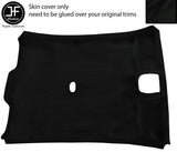 BLACK STITCH ROOF LINING HEADLINING LUXE SUEDE COVER FOR JAGUAR X-TYPE 01-09