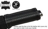 GREY STICH HANDBRAKE HANDLE LEATHER COVER FITS VAUXHALL OPEL CORSA E 2014-2017